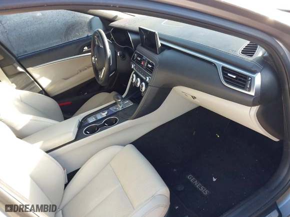 2023 Genesis G70 2.0T with VIN KMTG34TA2PU127032, listed as a IAAI auction lot 41827809 with 25,162 mi miles. Bid and sale history available at carsss.com. Image 5.