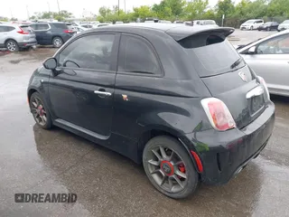 2012 FIAT 500 Abarth z VIN 3C3CFFFH9CT360049, wystawiony jako IAAI lot #42319565 z przebiegiem 163 888 mil mil oraz . Historia ofert i sprzedaży dostępna na DreamBid. Obrazek 3.