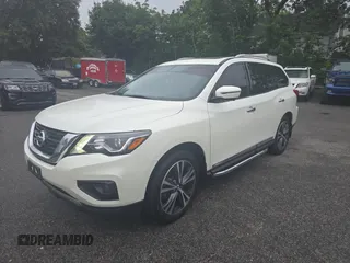 2020 Nissan Pathfinder Platinum with VIN 5N1DR2DM1LC579451, listed as a Copart auction lot 61667215 with 131,641 mi miles and Clean title. Bid and sale history available at DreamBid. Image 2.