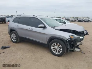 2020 Jeep Cherokee Latitude with VIN 1C4PJLCB9LD552992, listed as a IAAI auction lot 41290941 with 56,081 mi miles. Bid and sale history available at carsss.com. Image 1.