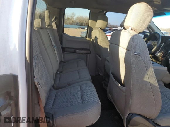 2018 Ford F-150 XL with VIN 1FTEX1CB6JKE72097, listed as a Copart auction lot 43222435 with 0 mi miles and Salvage Title. Bid and sale history available at carsss.com. Image 10.