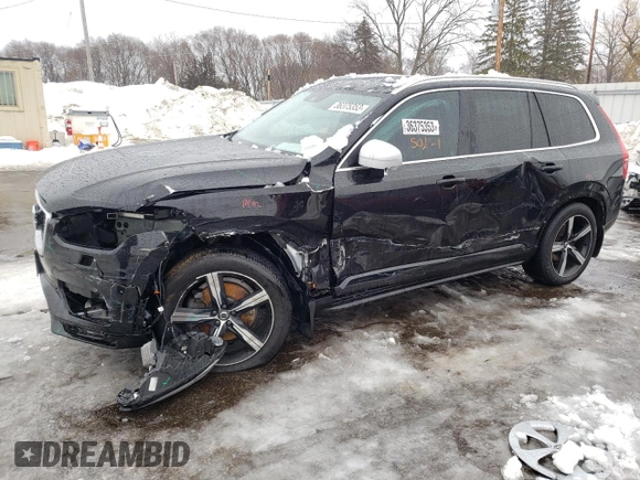 2019 Volvo XC90 R-Design with VIN YV4A22PM6K1436509, listed as a Copart auction lot 36375353 with 50,121 mi miles. Bid and sale history available at carsss.com. Image 1.