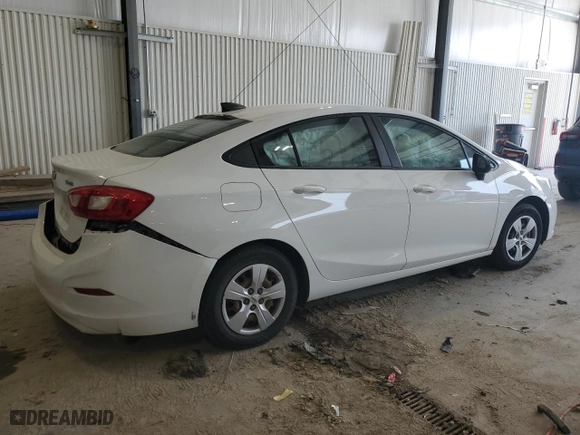 2016 Chevrolet Cruze LS with VIN 1G1BC5SM8G7322554, listed as a Copart auction lot 52418275 with 137,339 mi miles and Salvage Title. Bid and sale history available at carsss.com. Image 3.