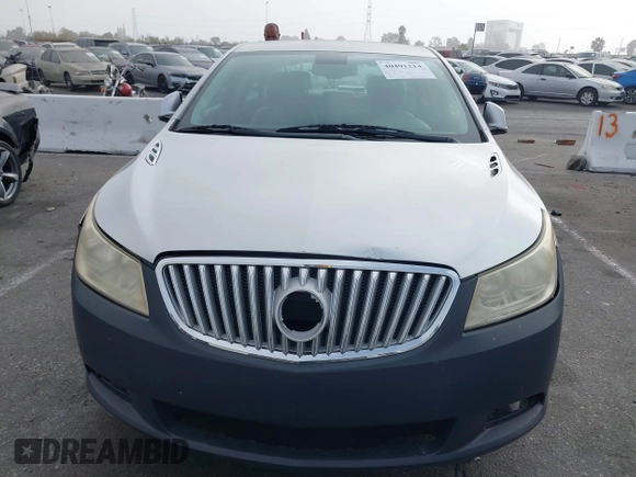 2012 Buick LaCrosse Premium 1 with VIN 1G4GE5E3XCF168614, listed as a IAAI auction lot 40491214 with 215,742 mi miles and . Bid and sale history available at DreamBid. Image 6.