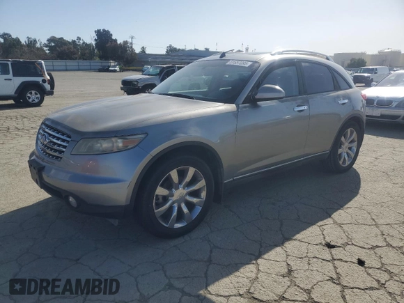 2004 Infiniti FX with VIN JNRAS08W24X220809, listed as a Copart auction lot 51657095 with 195,506 mi miles and Clean title. Bid and sale history available at DreamBid. Image 1.