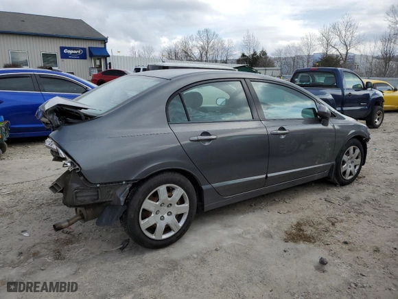 2010 Honda Civic Sdn LX with VIN 2HGFA1F51AH569003, listed as a Copart auction lot 88896275 with 82,895 mi miles and Non Repairable. Bid and sale history available at carsss.com. Image 3.