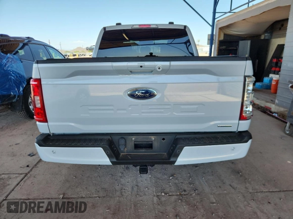 2021 Ford F-150 XL with VIN 1FTEW1C83MKD01786, listed as a Copart auction lot 60635105 with 93,861 mi miles and Salvage title. Bid and sale history available at DreamBid. Image 6.