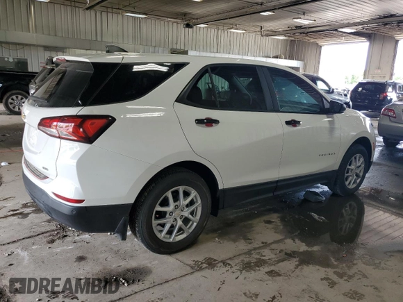2024 Chevrolet Equinox LS with VIN 3GNAXSEG5RL255543, listed as a Copart auction lot 59809895 with 13,377 mi miles and Salvage title. Bid and sale history available at DreamBid. Image 3.