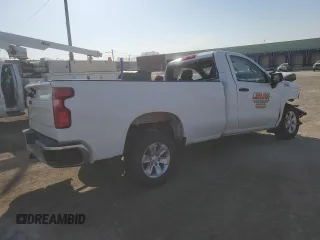 2019 Chevrolet Silverado 1500 Work Truck with VIN 3GCNWAEFXKG241621, listed as a Copart auction lot 48969065 with 115,000 mi miles and Salvage Title. Bid and sale history available at DreamBid. Image 3.