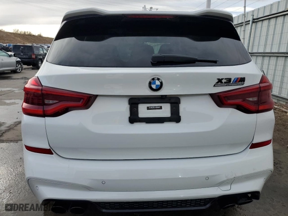 2020 BMW X3 M Competition with VIN 5YMTS0C06L9B27171, listed as a Copart auction lot 86445614 with NaN miles and Salvage Title. Bid and sale history available at carsss.com. Image 6.