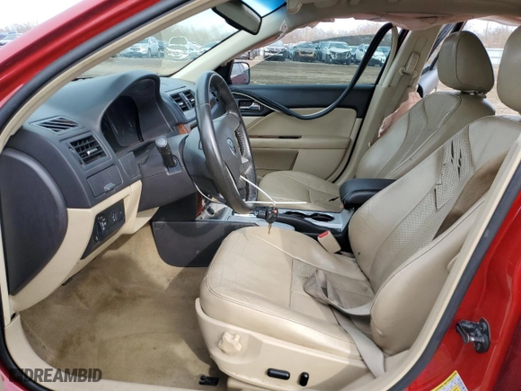 2010 Mercury Milan Premier with VIN 3MEHM0JG9AR624026, listed as a Copart auction lot 50135045 with 191,151 mi miles and Salvage Title. Bid and sale history available at carsss.com. Image 7.