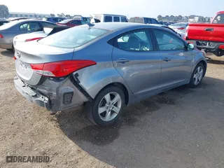 2011 Hyundai Elantra Ltd with VIN KMHDH4AE2BU081392, listed as a IAAI auction lot 41852296 with 224,524 mi miles. Bid and sale history available at carsss.com. Image 4.