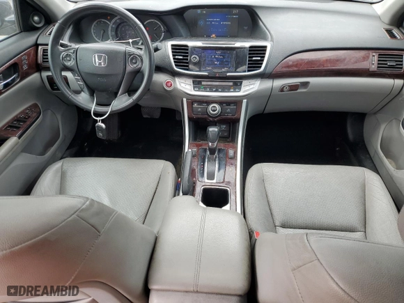 2014 Honda Accord Sedan EX-L with VIN 1HGCR3F89EA020686, listed as a Copart auction lot 50603645 with 100,087 mi miles and Salvage Title. Bid and sale history available at carsss.com. Image 8.