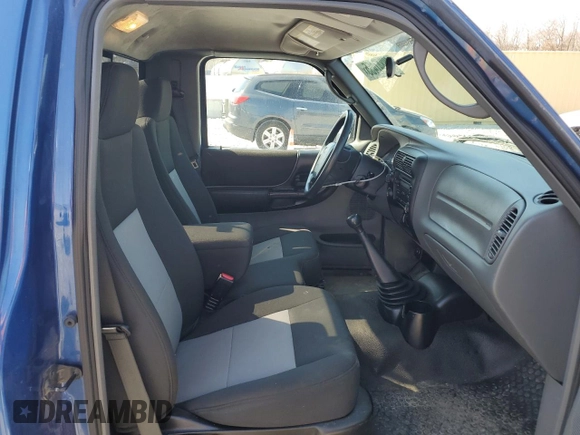 2007 Ford Ranger XL with VIN 1FTYR11E27PA50893, listed as a Copart auction lot 48847455 with 113,347 mi miles and Salvage Title. Bid and sale history available at carsss.com. Image 10.
