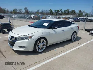 2016 Nissan Maxima SV with VIN 1N4AA6AP4GC396173, listed as a IAAI auction lot 42094529 with 137,397 mi miles and . Bid and sale history available at DreamBid. Image 17.