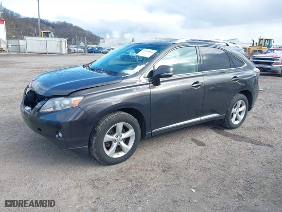 2010 Lexus RX 350 with VIN 2T2BK1BA8AC009207, listed as a IAAI auction lot 41970851 with 109,708 mi miles. Bid and sale history available at carsss.com. Image 18.