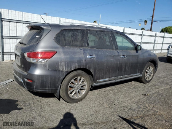 2016 Nissan Pathfinder SL with VIN 5N1AR2MN9GC663955, listed as a Copart auction lot 89099105 with 120,621 mi miles and Clean Title. Bid and sale history available at carsss.com. Image 3.