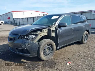 2014 Acura MDX Tech Pkg with VIN 5FRYD4H4XEB021743, listed as a IAAI auction lot 42034827 with 249,440 mi miles. Bid and sale history available at carsss.com. Image 2.