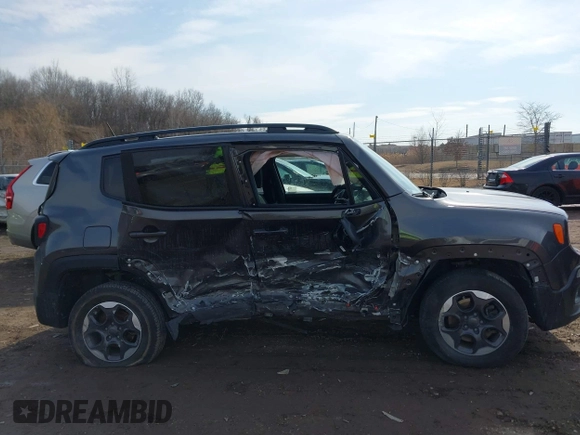 2017 Jeep Renegade Sport z VIN ZACCJBAB3HPG00961, wystawiony jako IAAI lot #41709631 z przebiegiem 90 765 mil mil oraz . Historia ofert i sprzedaży dostępna na DreamBid. Obrazek 13.