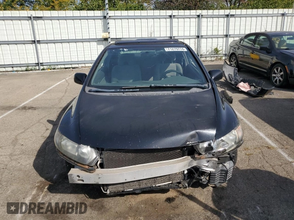 2009 Honda Civic Cpe EX with VIN 2HGFG12889H523663, listed as a Copart auction lot 71279774 with 0 mi miles and Salvage Title. Bid and sale history available at carsss.com. Image 5.