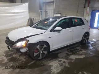 2017 Volkswagen Golf GTI S with VIN 3VW447AU9HM061577, listed as a Copart auction lot 46994465 with 75,677 mi miles and Salvage Title. Bid and sale history available at carsss.com. Image 1.