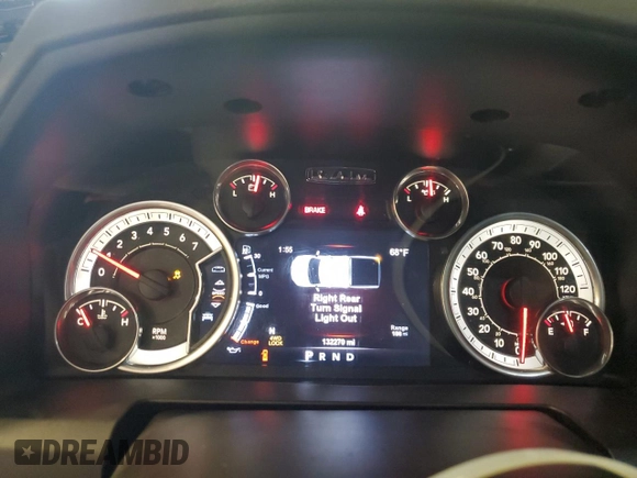 2017 Ram 1500 Big Horn with VIN 1C6RR7LT2HS814105, listed as a Copart auction lot 55812005 with 132,270 mi miles and Salvage title. Bid and sale history available at DreamBid. Image 9.