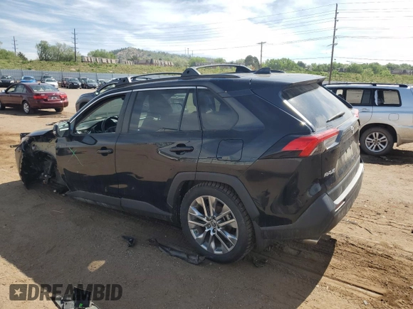 2022 Toyota RAV4 XLE Premium with VIN 2T3C1RFV2NC206720, listed as a Copart auction lot 56006435 with 40,537 mi miles and Salvage title. Bid and sale history available at DreamBid. Image 2.