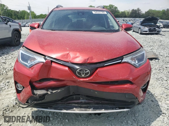 2017 Toyota RAV4 XLE with VIN JTMWFREVXHJ109184, listed as a Copart auction lot 54537185 with 58,149 mi miles and Salvage Title. Bid and sale history available at DreamBid. Image 5.