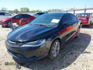 2015 Chrysler 200 S with VIN 1C3CCCBBXFN721897, listed as a IAAI auction lot 41971777 with 115,330 mi miles. Bid and sale history available at carsss.com. Image 2.