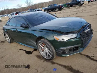 2017 Audi S6 Premium Plus with VIN WAUFFAFC9HN124778, listed as a Copart auction lot 41384174 with 52,481 mi miles. Bid and sale history available at carsss.com. Image 4.