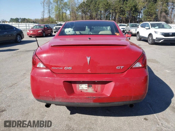 2007 Pontiac G6 GT with VIN 1G2ZH361074256583, listed as a Copart auction lot 50214035 with 212,753 mi miles and Salvage Title. Bid and sale history available at carsss.com. Image 6.