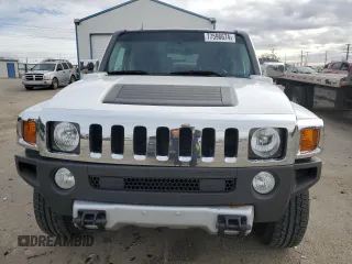 2009 Hummer H3 SUV Luxury with VIN 5GTEN13E298106011, listed as a Copart auction lot 77596674 with 143,356 mi miles and Salvage Title. Bid and sale history available at carsss.com. Image 5.