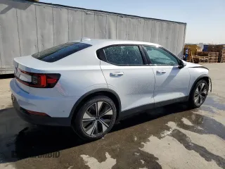 2023 Polestar 2 with VIN YSMEG3KA0PL146789, listed as a Copart auction lot 78256274 with 41,038 mi miles and Salvage Title. Bid and sale history available at carsss.com. Image 3.