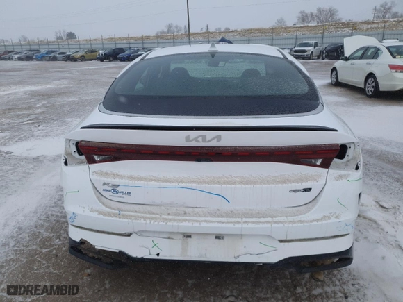 2022 Kia K5 GT-Line with VIN 5XXG64J26NG166372, listed as a Copart auction lot 41685865 with 25,798 mi miles and Salvage Title. Bid and sale history available at carsss.com. Image 6.