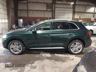 2018 Audi Q5 Premium Plus with VIN WA1BNAFY9J2090780, listed as a IAAI auction lot 41370112 with 55,767 mi miles. Bid and sale history available at carsss.com. Image 14.