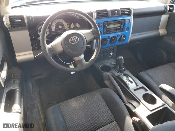 2007 Toyota FJ Cruiser with VIN JTEBU11F670008230, listed as a Copart auction lot 52636365 with 258,913 mi miles and Salvage Title. Bid and sale history available at carsss.com. Image 8.