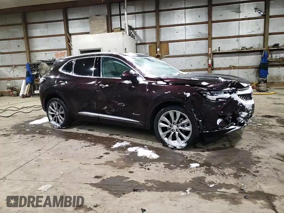 2021 Buick Envision Avenir with VIN LRBFZSR48MD193321, listed as a Copart auction lot 89130195 with 40,731 mi miles and Salvage Title. Bid and sale history available at carsss.com. Image 12.