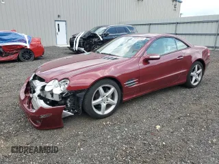 2007 Mercedes-Benz SL 550 with VIN WDBSK71F47F125314, listed as a Copart auction lot 60307285 with 53,051 mi miles and Salvage title. Bid and sale history available at DreamBid. Image 1.