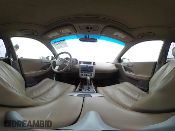 2007 Nissan Murano SL with VIN JN8AZ08TX7W515009, listed as a IAAI auction lot 40735458 with 163,177 mi miles and . Bid and sale history available at carsss.com. Image 18.