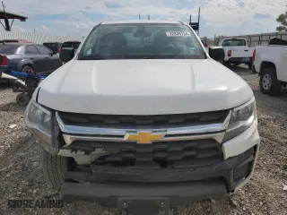 2021 Chevrolet Colorado 2WD Work Truck with VIN 1GCGSBEA2M1100641, listed as a Copart auction lot 72849134 with 58,538 mi miles and Salvage Title. Bid and sale history available at carsss.com. Image 5.