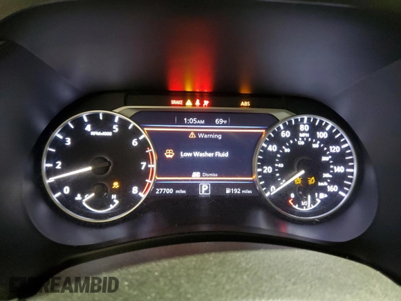 2024 Nissan Sentra SV with VIN 3N1AB8CV4RY208473, listed as a Copart auction lot 61141385 with 27,700 mi miles and Salvage title. Bid and sale history available at DreamBid. Image 9.