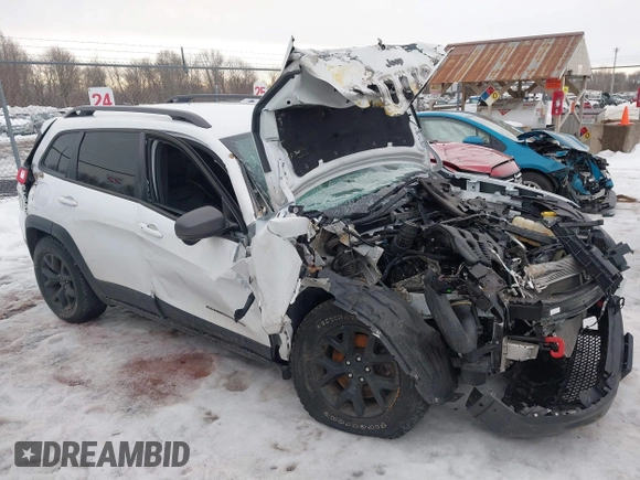 2019 Jeep Cherokee Trailhawk Elite with VIN 1C4PJMBX0KD362287, listed as a IAAI auction lot 41656425 with 87,641 mi miles. Bid and sale history available at carsss.com. Image 11.