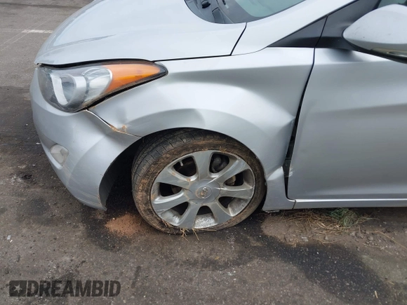2012 Hyundai Elantra Limited with VIN KMHDH4AEXCU250592, listed as a IAAI auction lot 42326306 with 165,260 mi miles and . Bid and sale history available at DreamBid. Image 6.