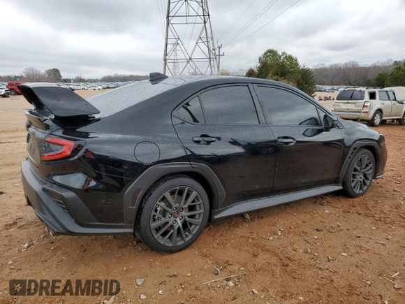 2022 Subaru WRX GT with VIN JF1VBAU65N8024751, listed as a Copart auction lot 44621315 with 42,999 mi miles and Salvage title. Bid and sale history available at DreamBid. Image 3.