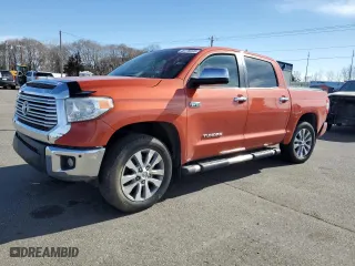 2017 Toyota Tundra 4WD Limited with VIN 5TFHW5F12HX611178, listed as a Copart auction lot 48778095 with 106,704 mi miles and Salvage Title. Bid and sale history available at carsss.com. Image 1.