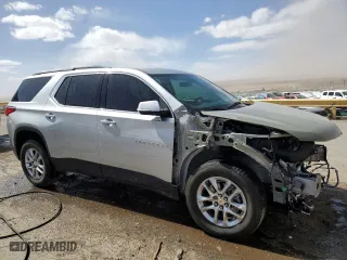 2021 Chevrolet Traverse LT Cloth with VIN 1GNEVGKW4MJ266047, listed as a Copart auction lot 44637895 with 26,951 mi miles and Salvage Title. Bid and sale history available at carsss.com. Image 4.