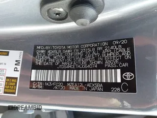2021 Toyota Corolla SE with VIN JTDS4MCE1MJ064074, listed as a IAAI auction lot 41861193 with 49,534 mi miles. Bid and sale history available at carsss.com. Image 9.