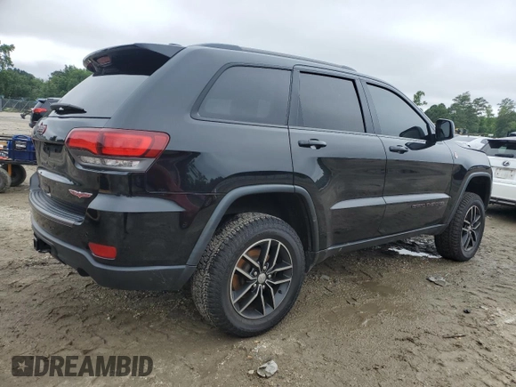 2017 Jeep Grand Cherokee Trailhawk with VIN 1C4RJFLG7HC674060, listed as a Copart auction lot 61130225 with 79,351 mi miles and Salvage title. Bid and sale history available at DreamBid. Image 3.