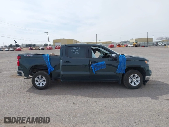 2025 Chevrolet Silverado 1500 with VIN 3GCUKDEDXSG177278, listed as a IAAI auction lot 41581374 with Not Provided miles and . Bid and sale history available at DreamBid. Image 13.