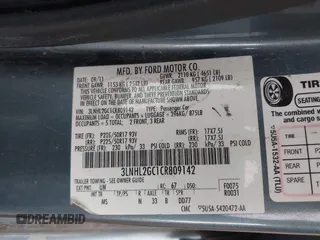 2012 Lincoln MKZ с VIN 3LNHL2GC1CR809142, выставлен на аукционе IAAI как лот 42395593 с пробегом 146 616 миль миль и . История ставок и продаж доступна на DreamBid. Изображение 9.